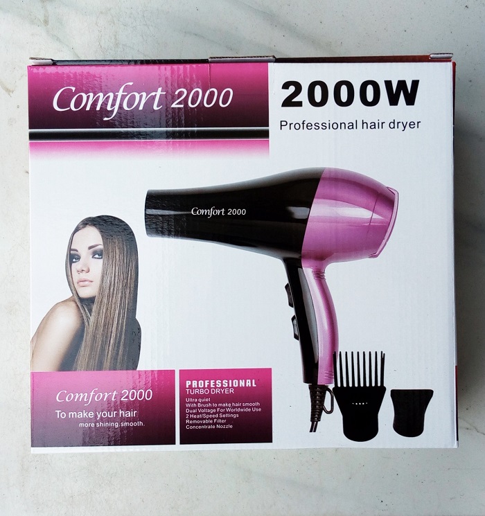 Comfort Professional Turbo Hair Dryer - Zuba Online Mall