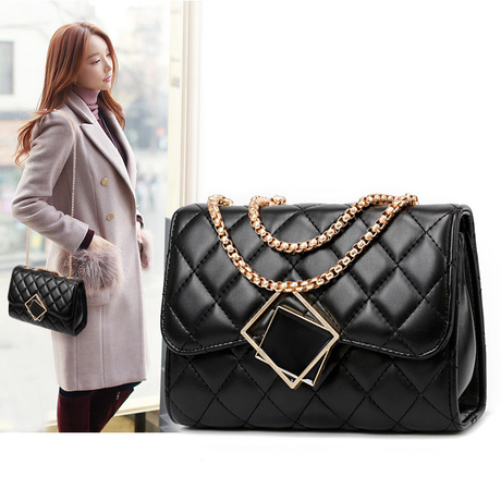 Chain Women Shoulder Hand Bag Black - Zuba Online Mall