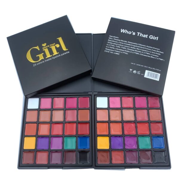 Who's That Girl 25 Color Lipstick Palette