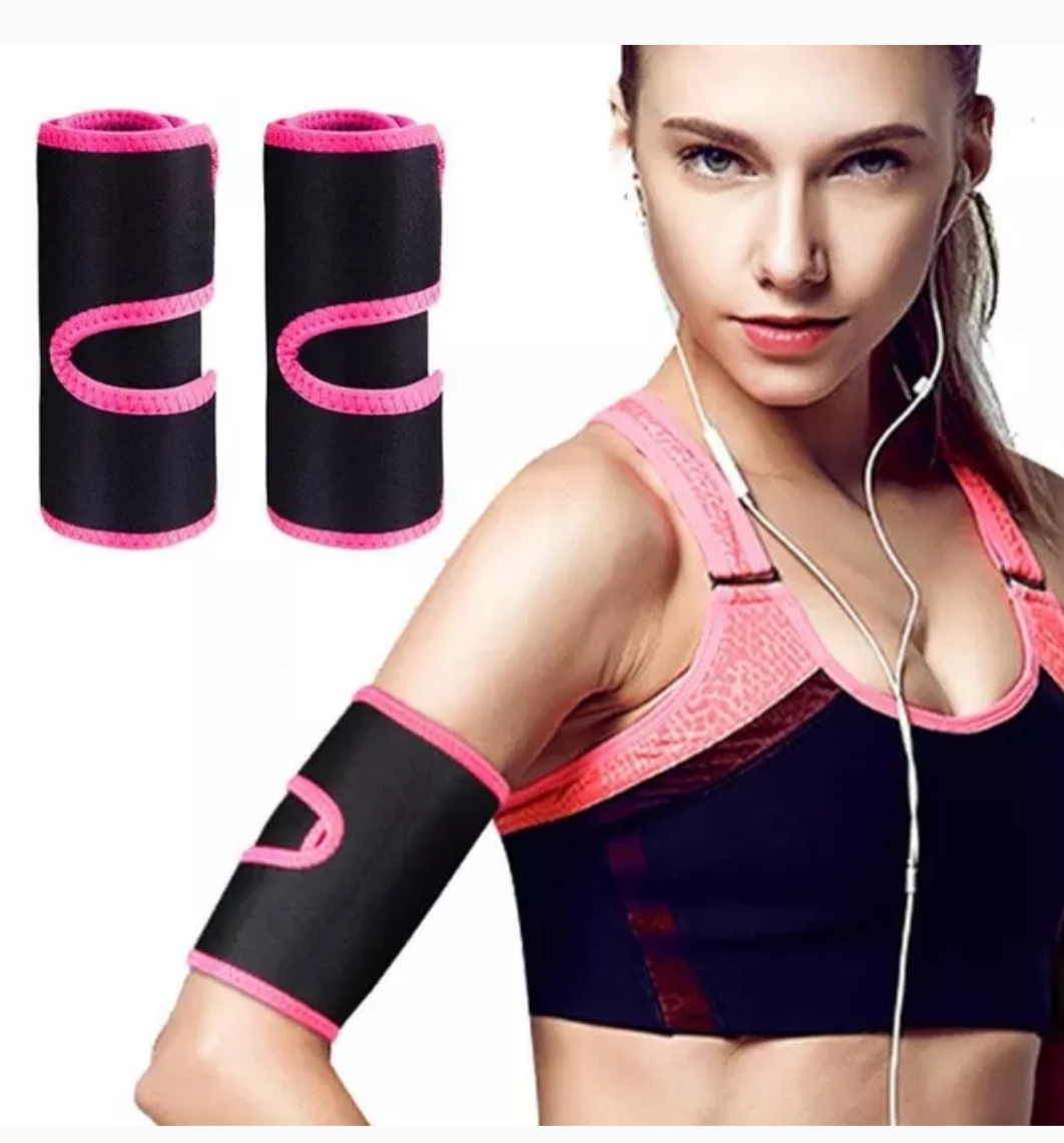 1 XINSHUN Sauna Sweat Arm Trimmer Bands arm sweat bands for Women Weight  Loss Arm Shaper Wraps for workout arm bands for flabby ar