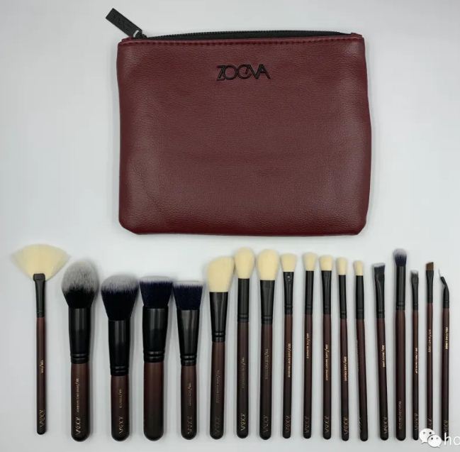 margin Mangle barrier Zoeva 18 Pieces Makeup Brush Set With Bag - Zuba Online Mall