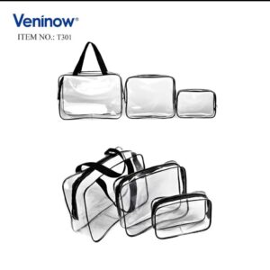 Transparent Makeup Bag - 3in1