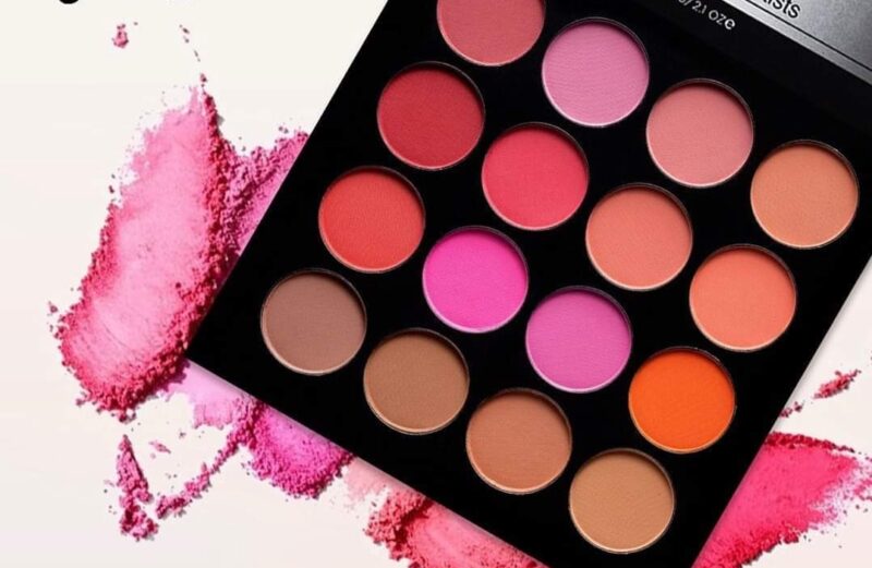 Blush Palette with 16 Vibrant Colors Classic Makeup