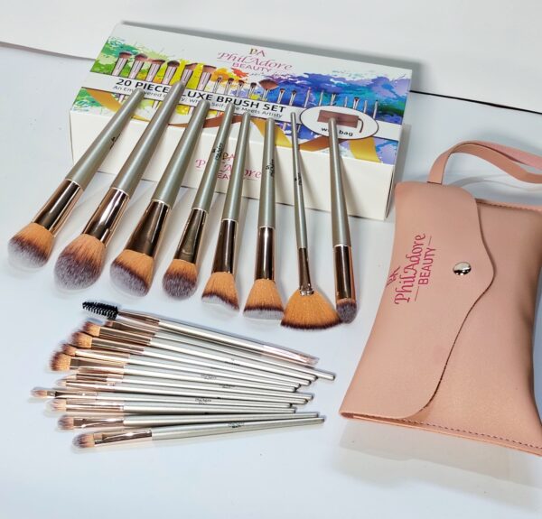 PhilAdore Beauty 20 Pieces Luxe Brush Set