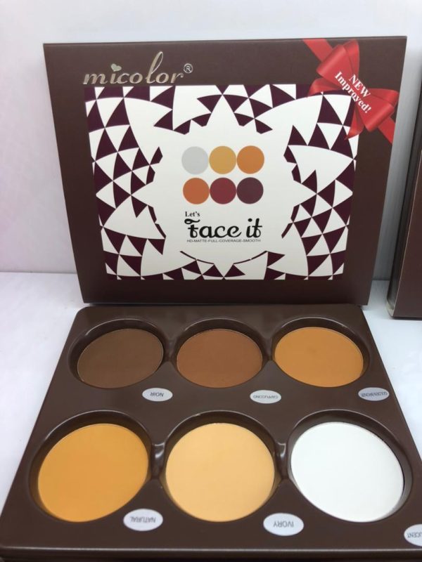 Micolor Let's Face It Powder Palette 6in1