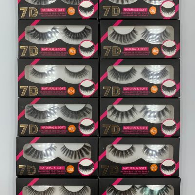 7D Single Pair Lashes - 10 Pairs