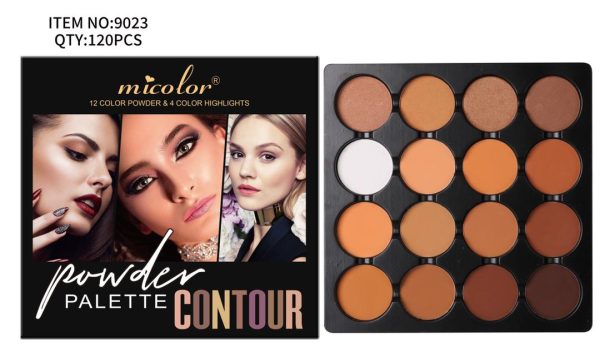 Micolor 16in1 Powder and Contour Palette