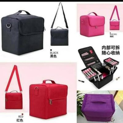 2 Steps Cloth Portable Makeup Box