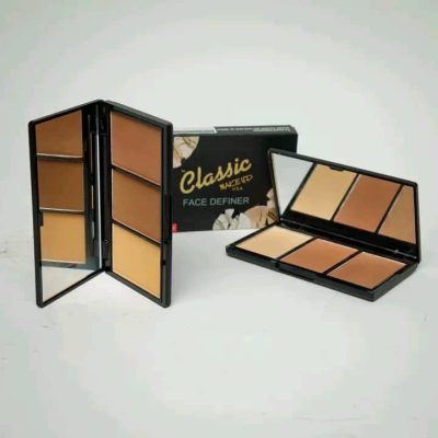 Classic Makeup Face Definer Contour Kit -3in1