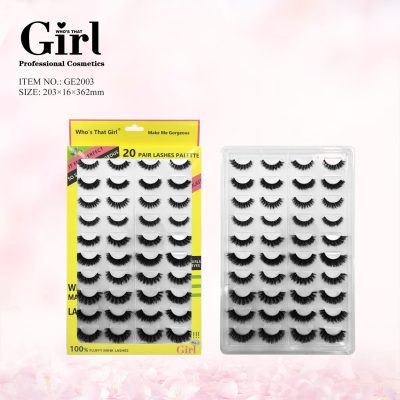 Girl 20 Pair Mink Lashes
