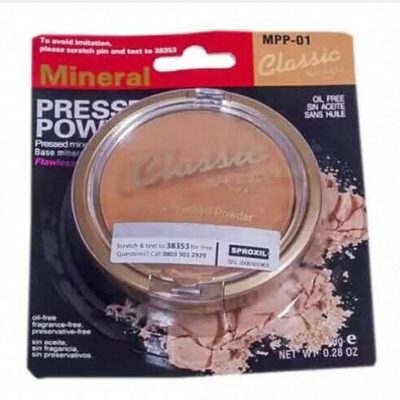 Classic Makeup Mineral Pressed Powder