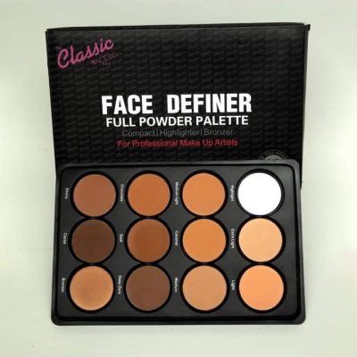 Classic Makeup Face Definer 12in1 Powder Palette
