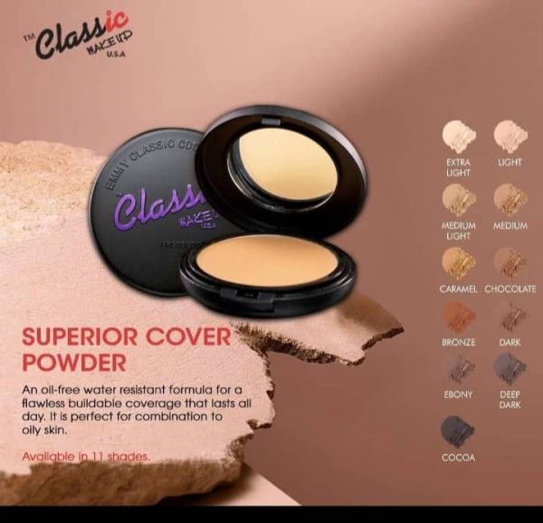 Classic Makeup Pressed Powder - Superior Cover