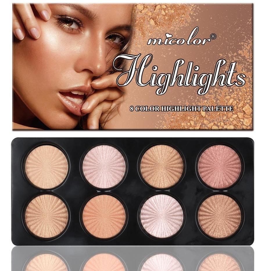 Micolor 8 Color Highlight Palette