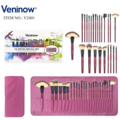 Veninow 24 Pieces Makeup Brush Set