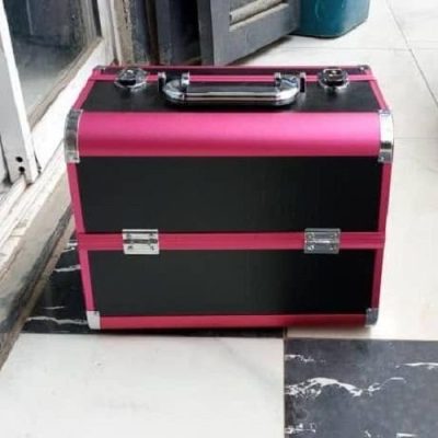 Colourful 2 Steps Aluminium Makeup Box