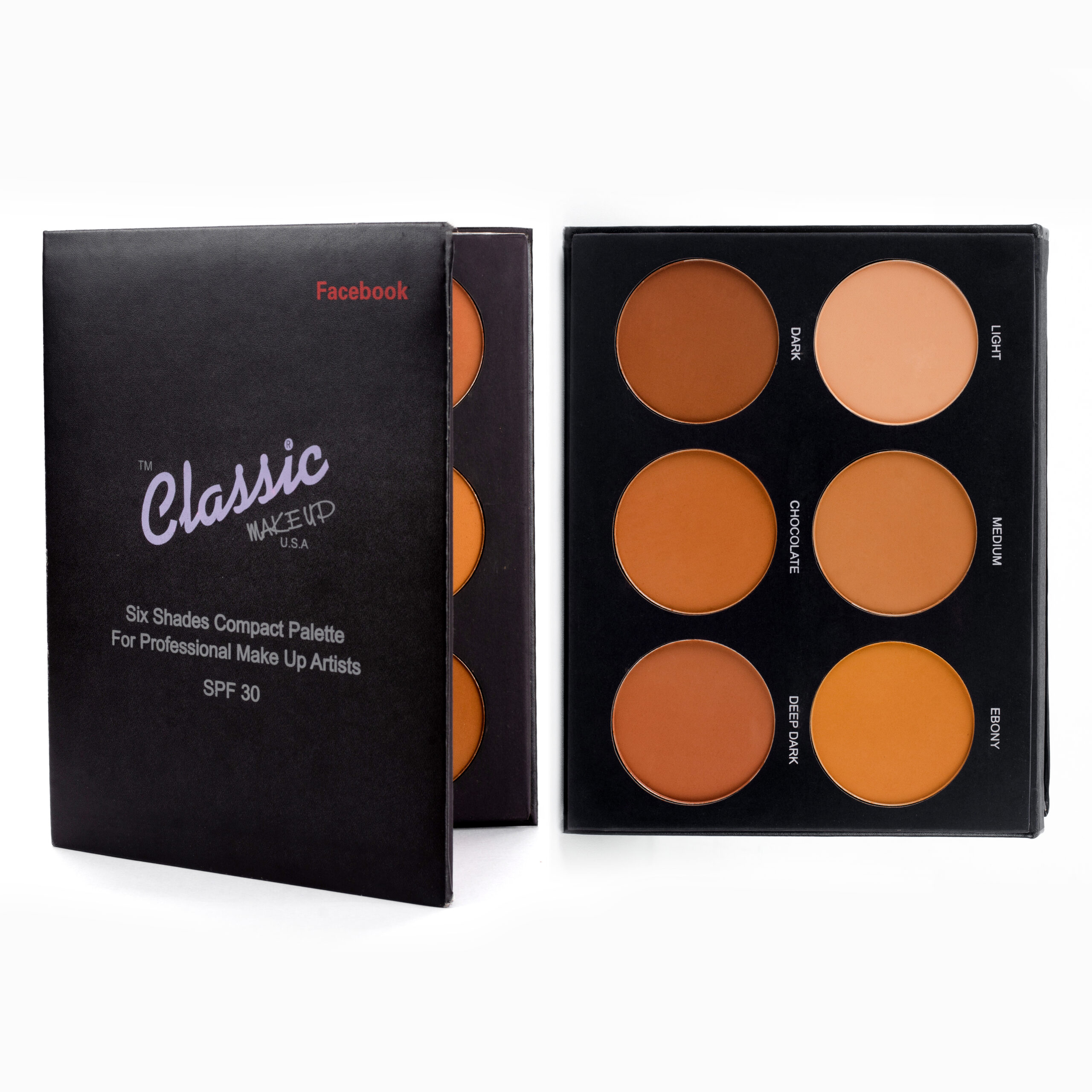 Classic Makeup 6in1 Compact Powder Palette