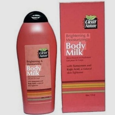 Clear nature brightening and moisturizing body milk