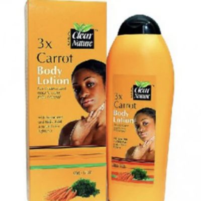Clear Nature 3X Carrot Body Lotion With Sunscreen & Kojic Acid (500ml)