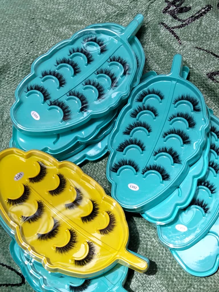 5pair Mink Lashes -Leaf